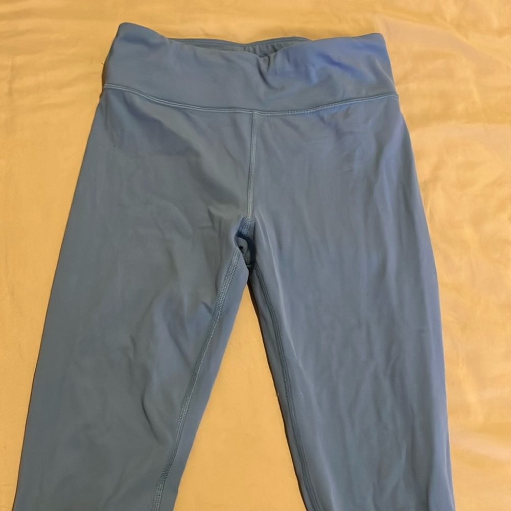 Athleta light blue leggings size xl in girls